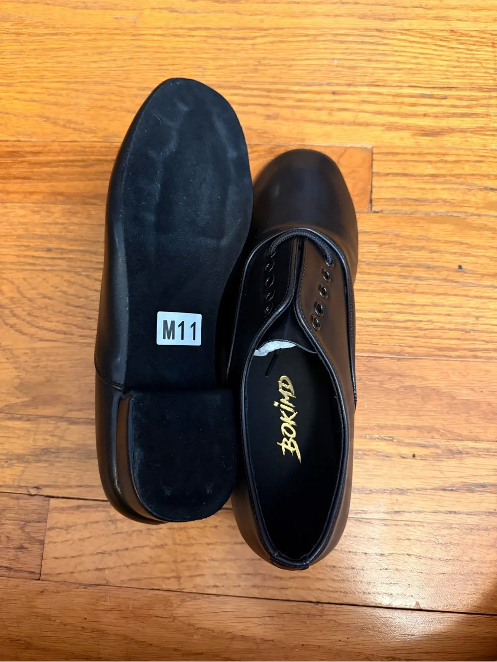 Men's Black Slip-On Dance Dress Shoes
